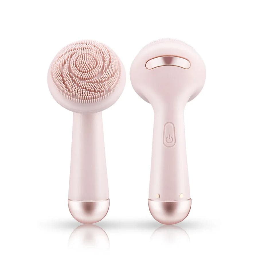 Flower Cleanser - Escova Facial Sônica de Silicone com Vibração e Carregamento USB