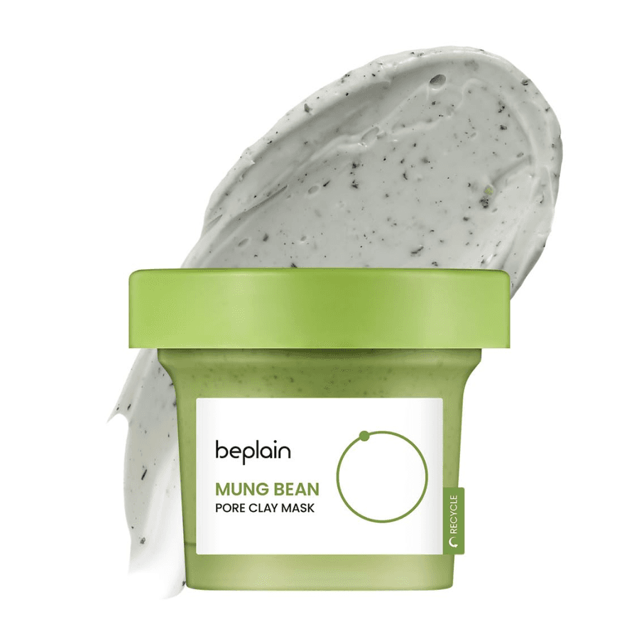 Máscara de Argila para Poros beplain Feijão Mungo | Limpeza Profunda, Anti Acne