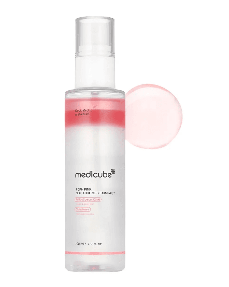 Medicube PDRN Pink Glutathione Serum Mist Bruma Facial Hidratante e Iluminadora