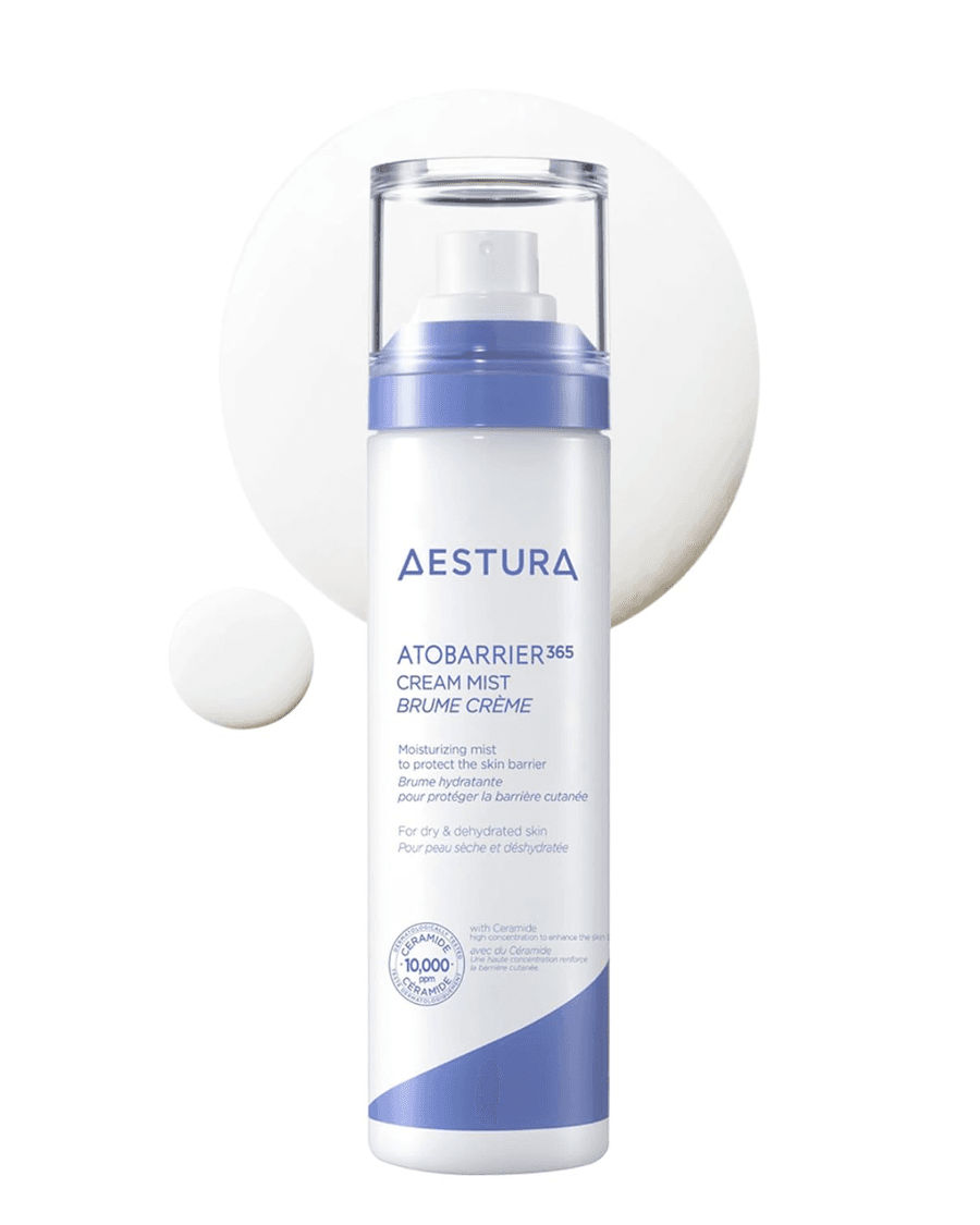 AESTURA ATOBARRIER365 Cream Mist - Bruma Hidratante com 10.000ppm Ceramidas, Reparação da Barreira Cutânea, Pele Seca