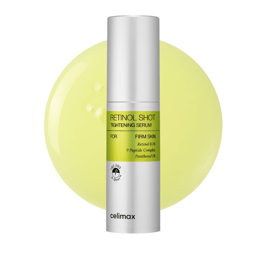 Celimax Sérum com Retinol Puro 0,1% e 9 Peptídeos para Linhas Finas, Poros Visíveis e Firmeza - 30 ml