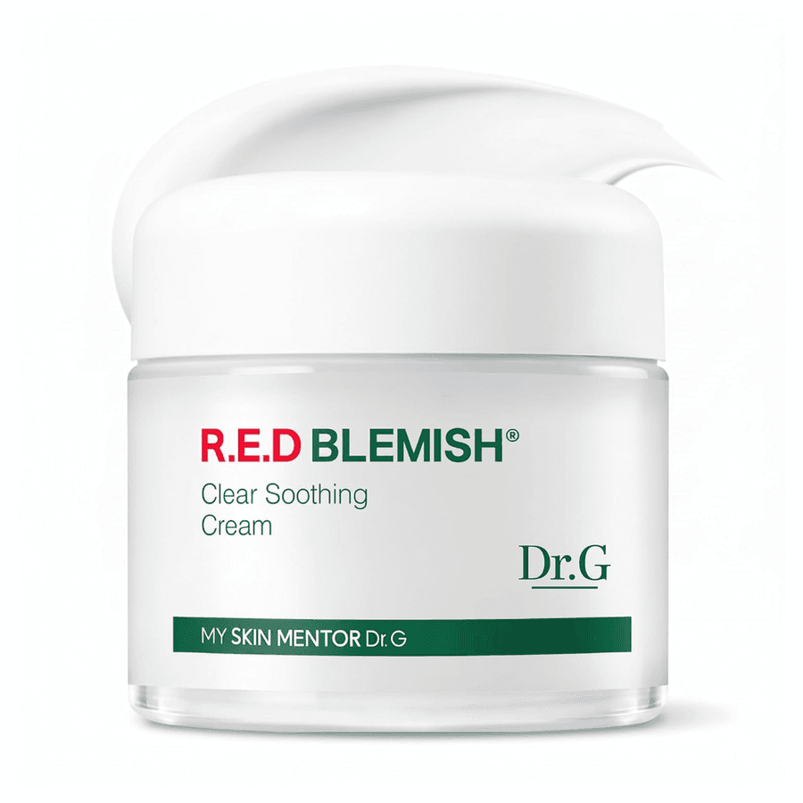 Dr G Red Blemish Hidratante Facial Calmante para Peles Sensíveis, Acneicas e Irritadas