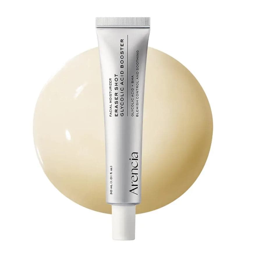 Arencia Eraser Shot Serum 30 ml - Sérum Esfoliante Facial com Ácido Glicólico, AHA e BHA para Redução de Poros e Uniformização