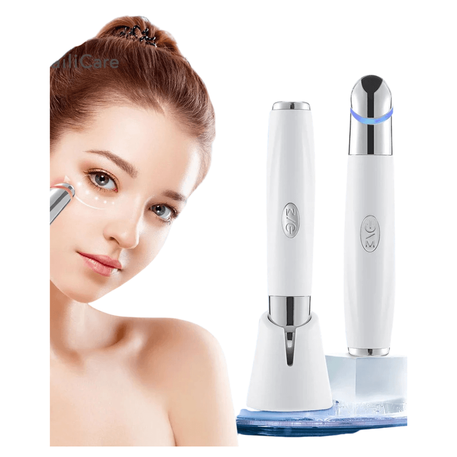 Hailicare Massageador para a Região dos Olhos com Luz LED, Vibração e Aquecimento - 3 Modos