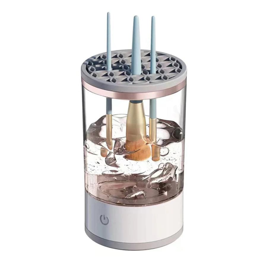 Limpador Elétrico de Pincéis e Esponjas de Maquiagem com Conexão USB