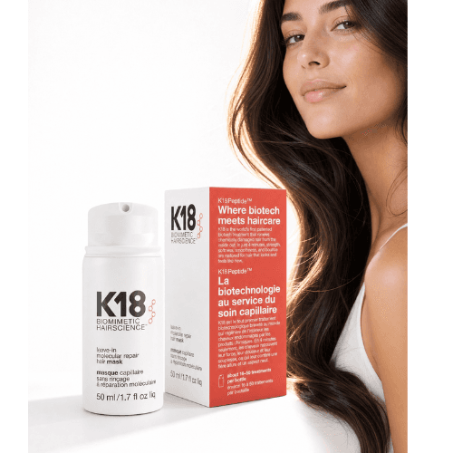 Máscara Capilar K18 Leave-In Molecular Repair - Reparação Profunda para Cabelos Danificados, Secos e com Frizz