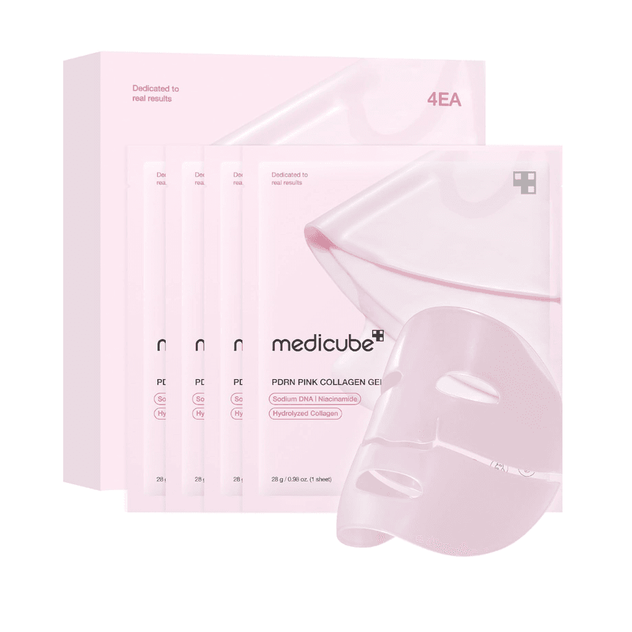 Máscara Facial Medicube com PDRN e Colágeno 4 unidades - Elasticidade e Hidratação 24h