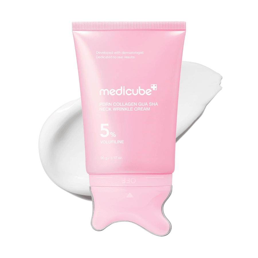 Medicube PDRN Collagen Gua Sha - Creme para Pescoço, Colo e Contorno Facial com Volufiline 5%